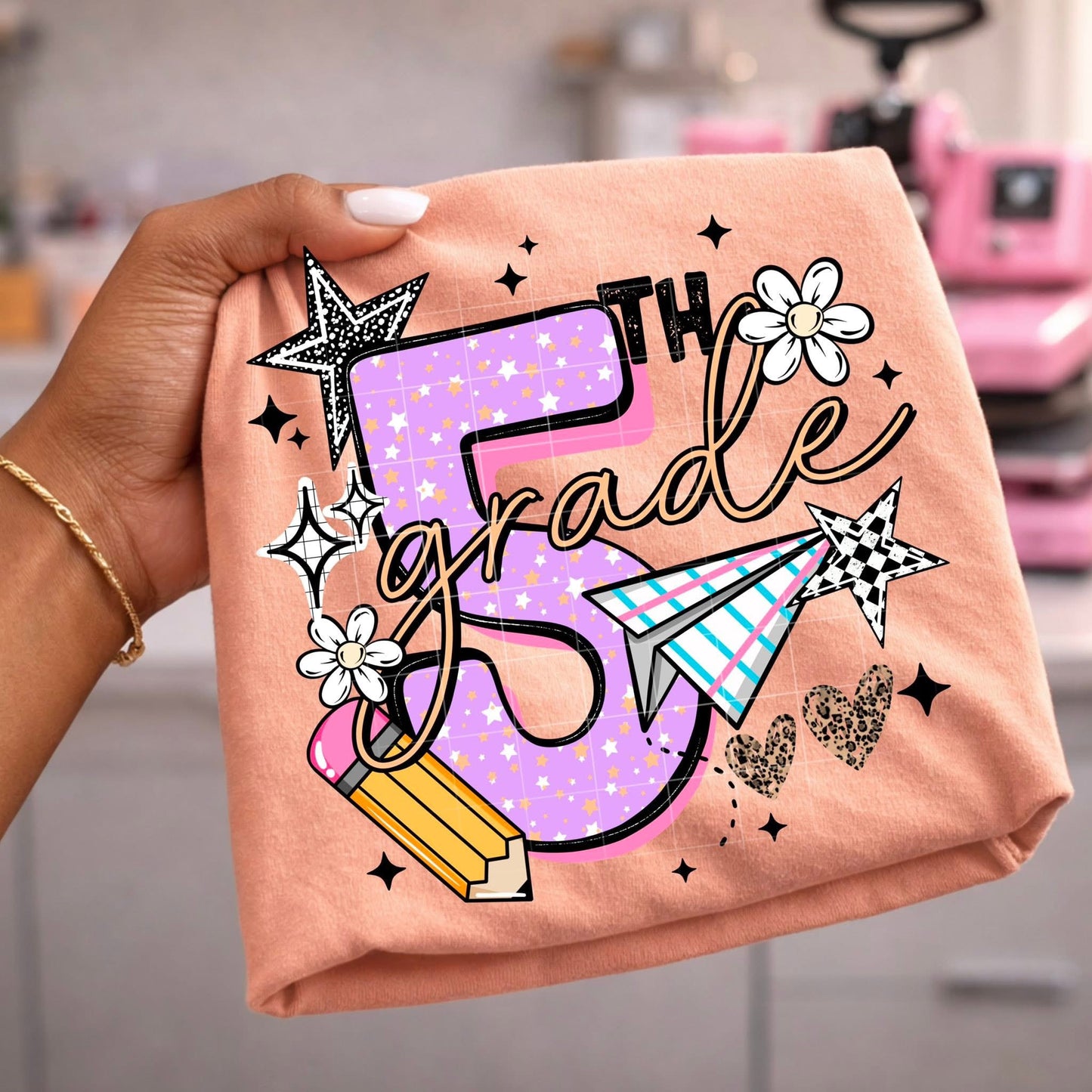 Pencil Grade (Pink)-Kids