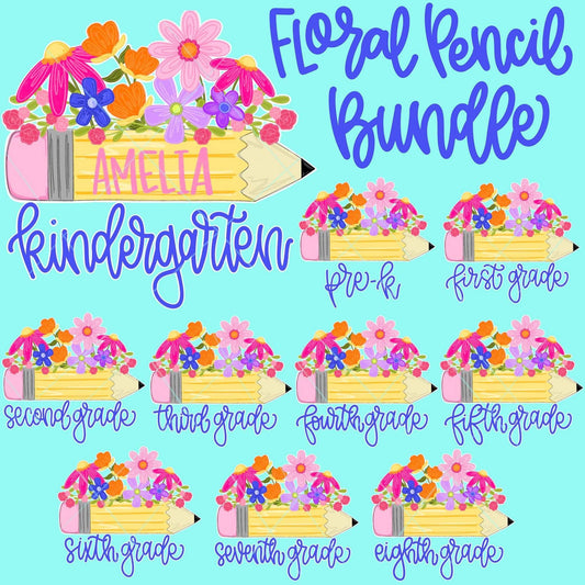Floral Pencil-Adult