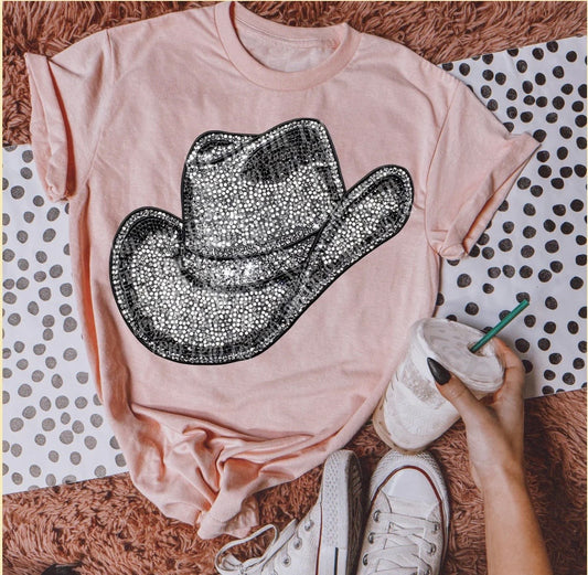 Rhinestone Hat-Adult