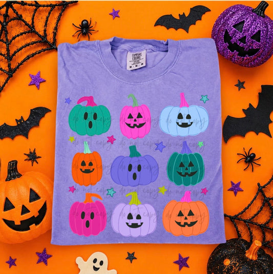 Colorful Pumpkins-Adult