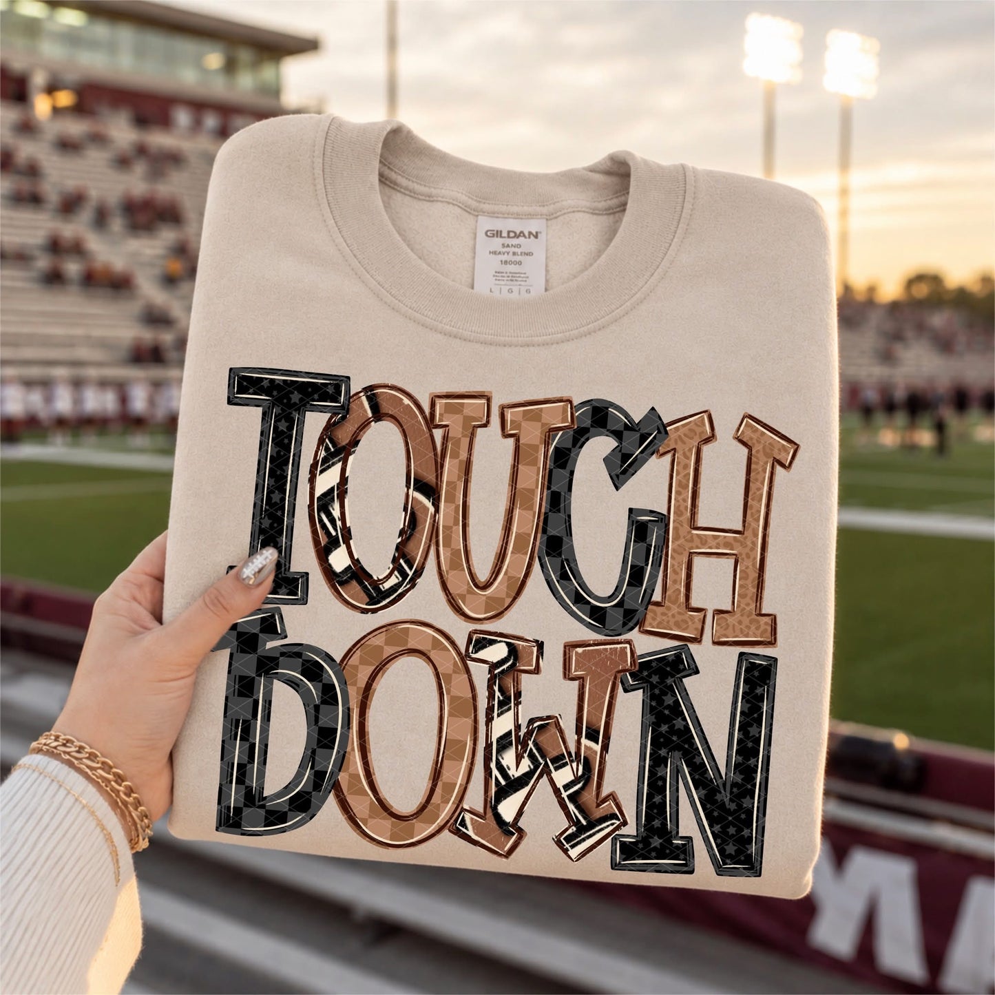 Checkered Touchdown-Adult
