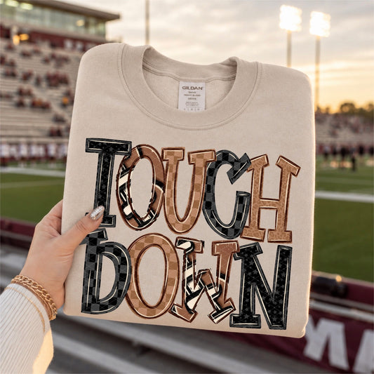 Checkered Touchdown-Adult