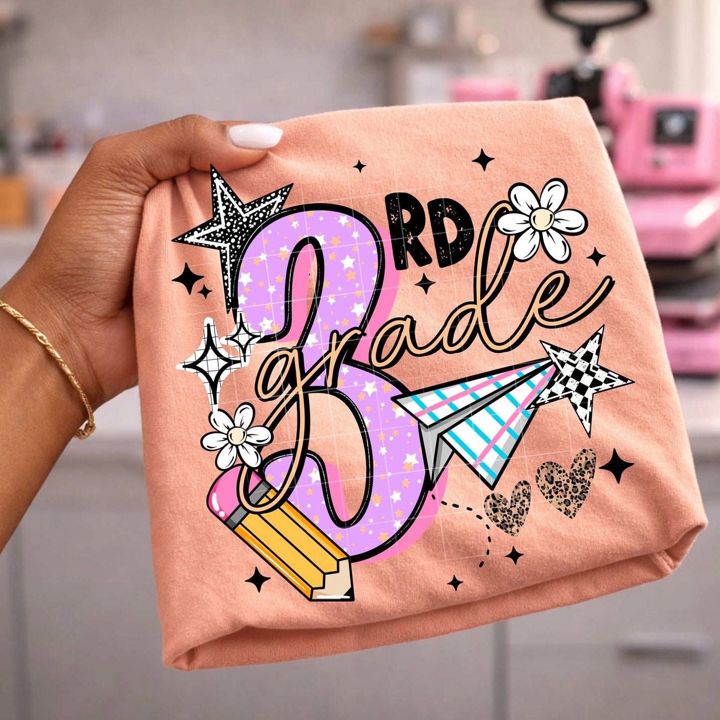 Pencil Grade (Pink)-Kids