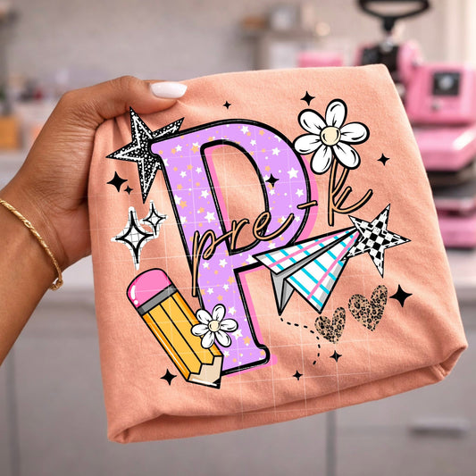 Pencil Grade (Pink)-Kids
