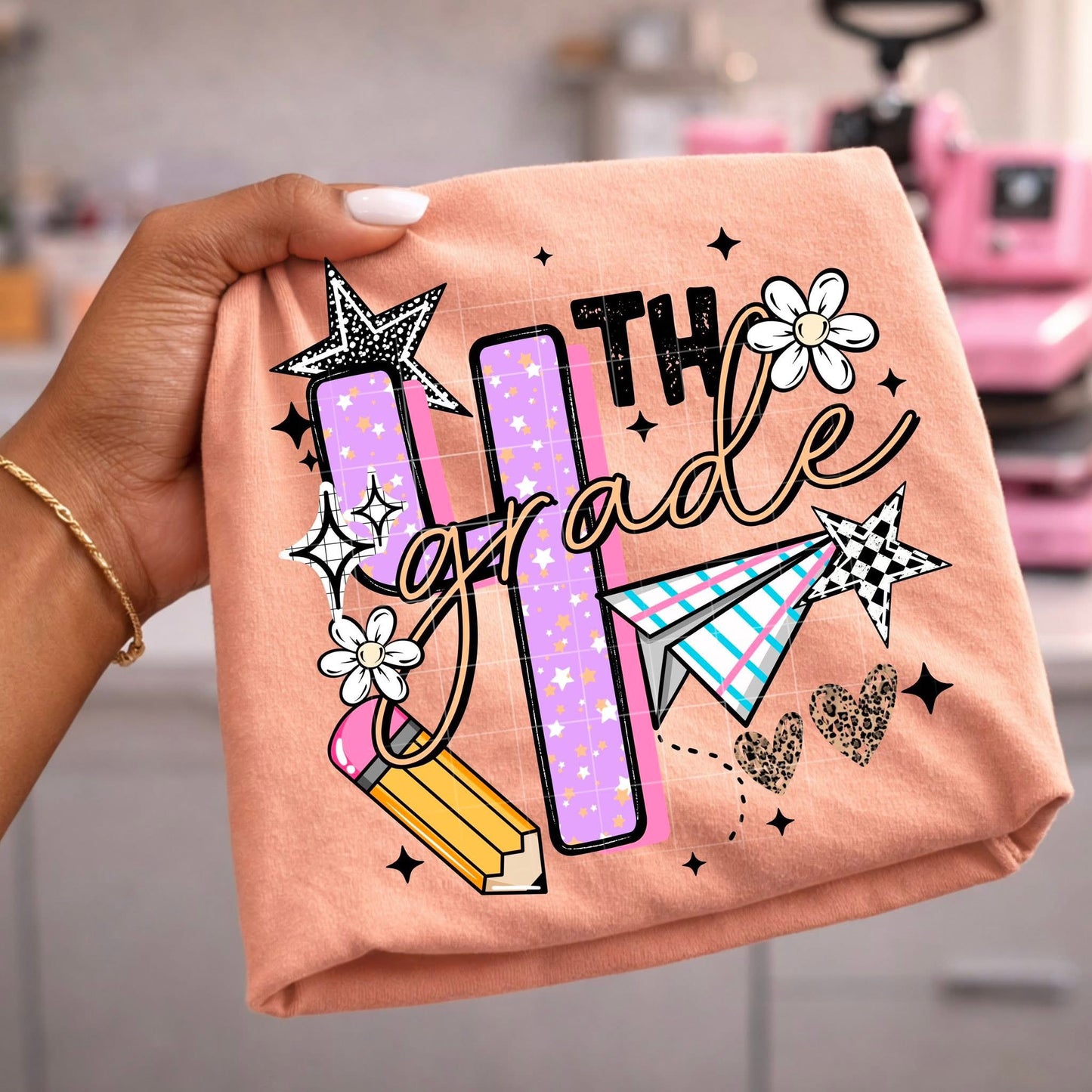 Pencil Grade (Pink)-Kids