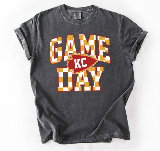 Checkered KC Game Day-Adult