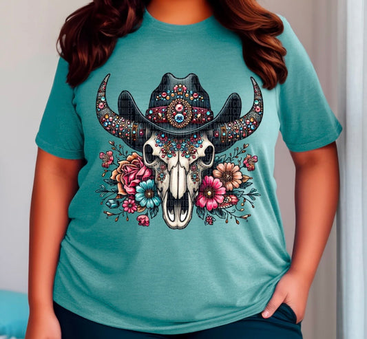 Floral Skull-Adult