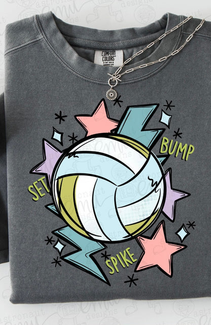 Pastel Volleyball-Kids