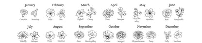 Custom Birth Flower-Adult