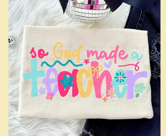God Made a Teacher-Adult